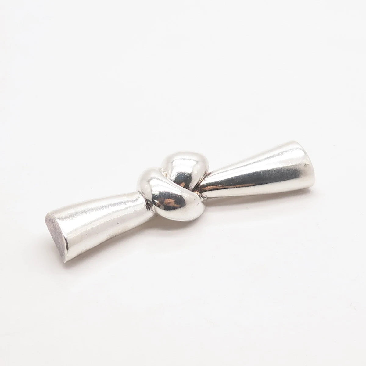 925 Sterling Silver Vintage Krypell Knot Pin Brooch