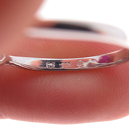 925 Sterling Silver Pear-Cut C Z Engagement Ring Size 7