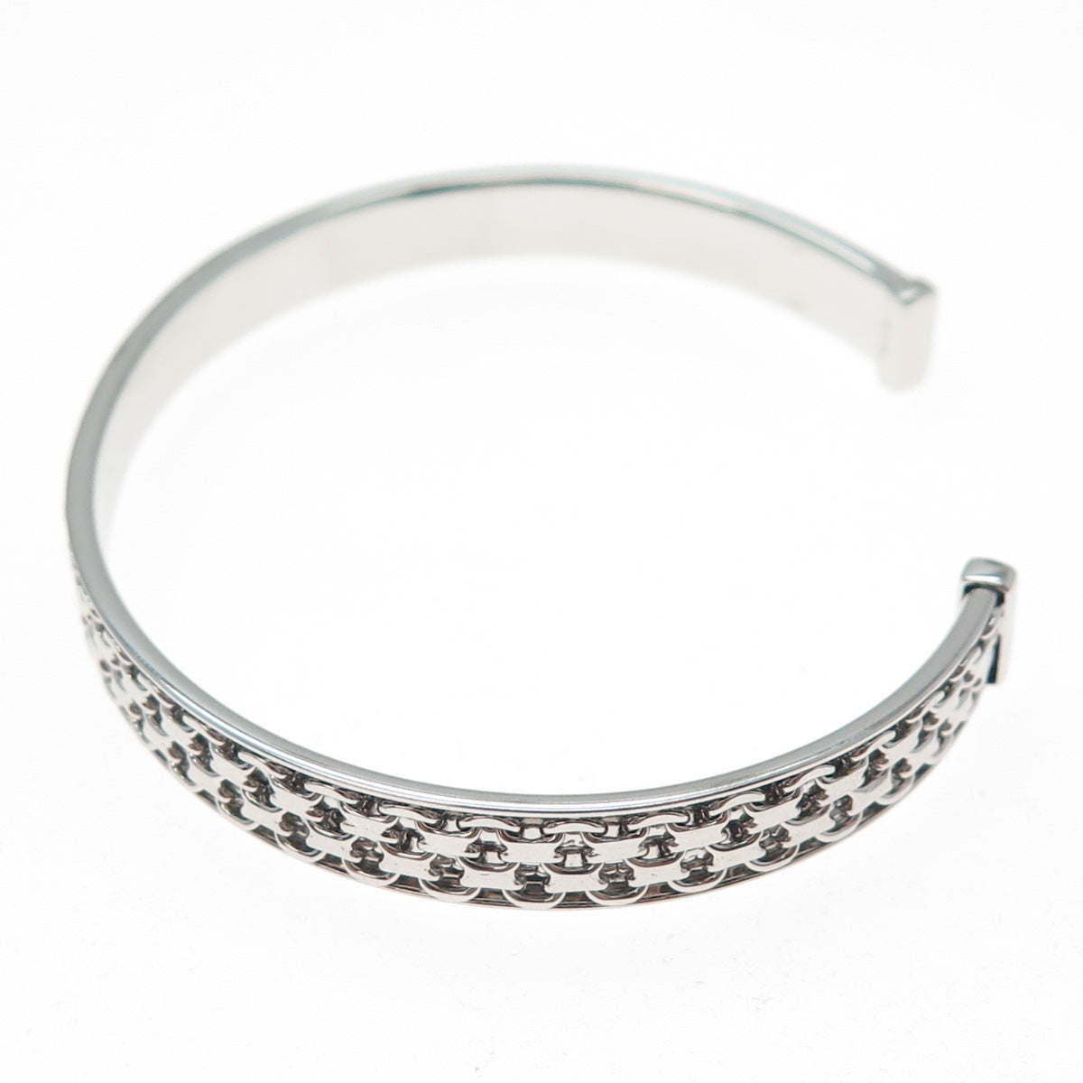 CHATEAU D'ARGENT 925 Sterling Vintage Italy Bismark Link Adjustable Bracelet 7"