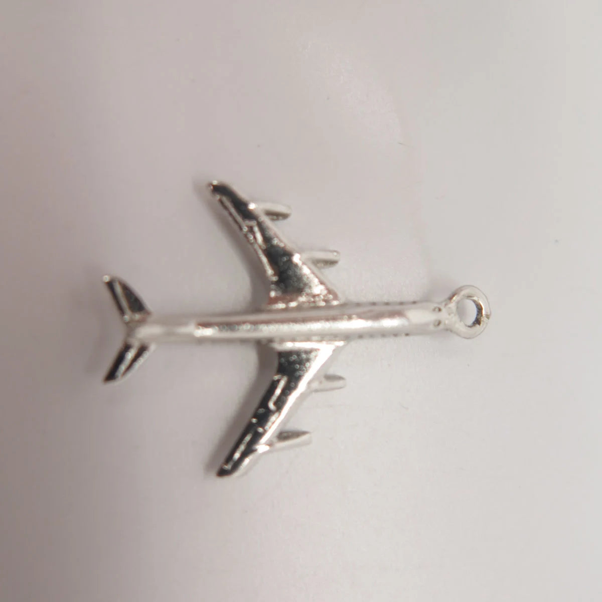 925 Sterling Silver Vintage Airplane Pendant