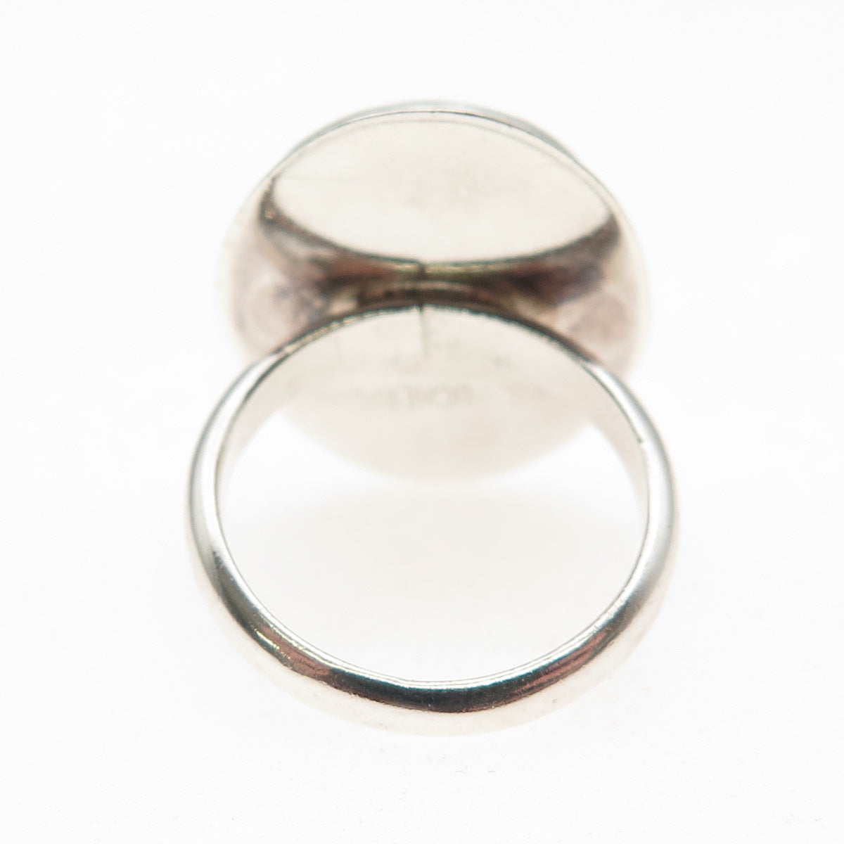 Barbara Sucherman 925 Sterling Silver Vintage Dichroic Glass Ring Size 5.25