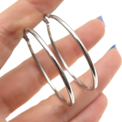 925 Sterling Silver Hoop Earrings