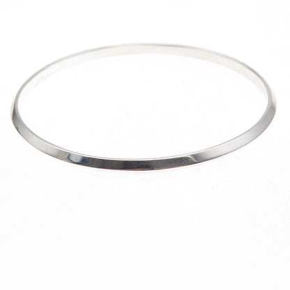 Tiffany & Co. 925 Sterling Silver Vintage Bangle Bracelet 8"