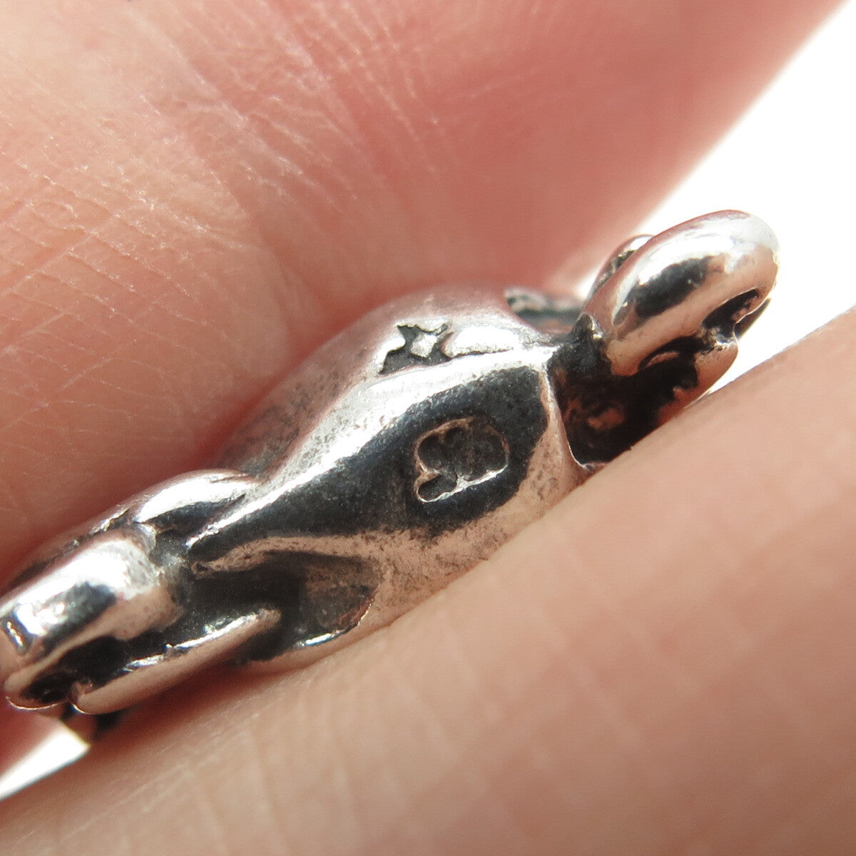 SUN WEST 925 Sterling Silver Vintage Scooter 3D Charm Pendant