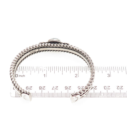 Randall Endito Navajo Old Pawn 925 Sterling Turquoise Adjustable Bracelet 6.5"