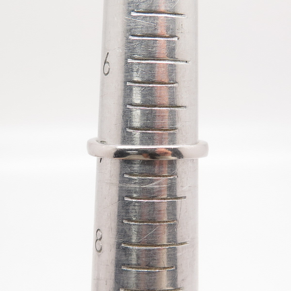 925 Sterling Silver Round-Cut C Z Ring Size 7