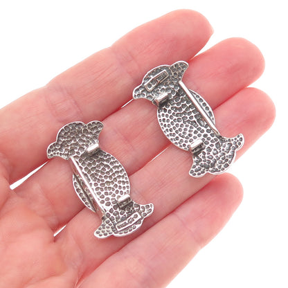 Carolyn Pollack Old Pawn Sterling Silver Vintage SET of 2 Watch Bracelet Parts