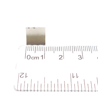 JML Diplomat 925 Sterling Silver Vintage Wavy Square Lapel Pin