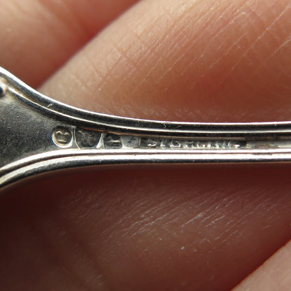 WATSON 925 Sterling Silver Antique 1908 Commonwealth Salt & Spices Spoon