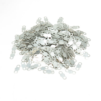 925 Sterling Silver Old Stock Vintage SET of 550 Chain Clasp Tags