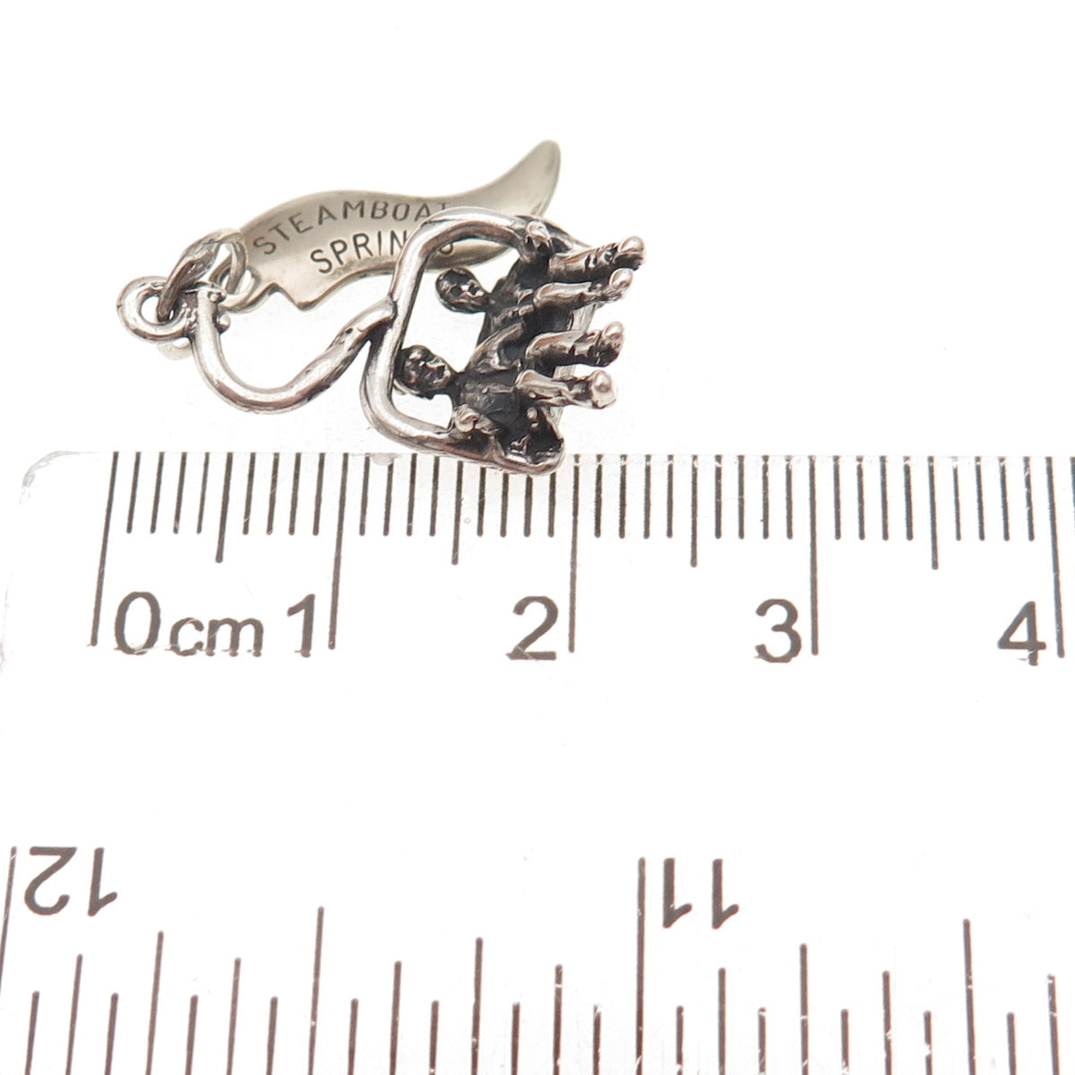 925 Sterling Silver Vintage Steamboat Springs Ski Lift Charm Pendant