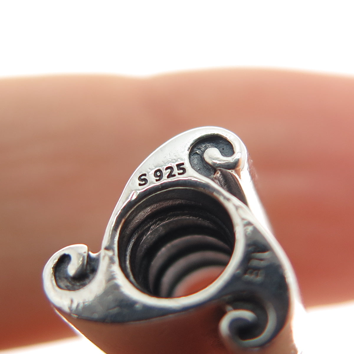 PANDORA 925 Sterling Silver Best Friends Celtic Triskelion Slide Bead Charm