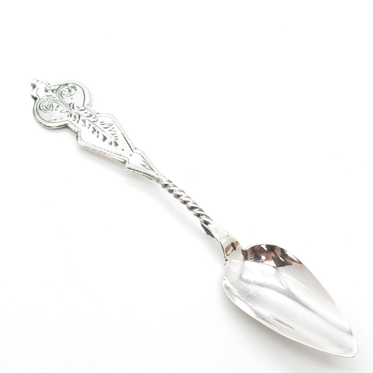 925 Sterling Silver Vintage Ornate Spoon