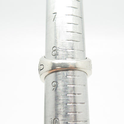 925 Sterling Silver Reed Black Spinel I.S. Dreyfus 2009 School Ring Size 8.5