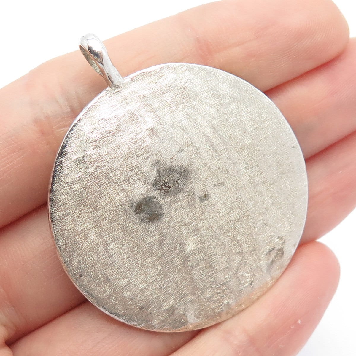 925 Sterling Silver Vintage Lion / Leo Zodiac Sign Pendant