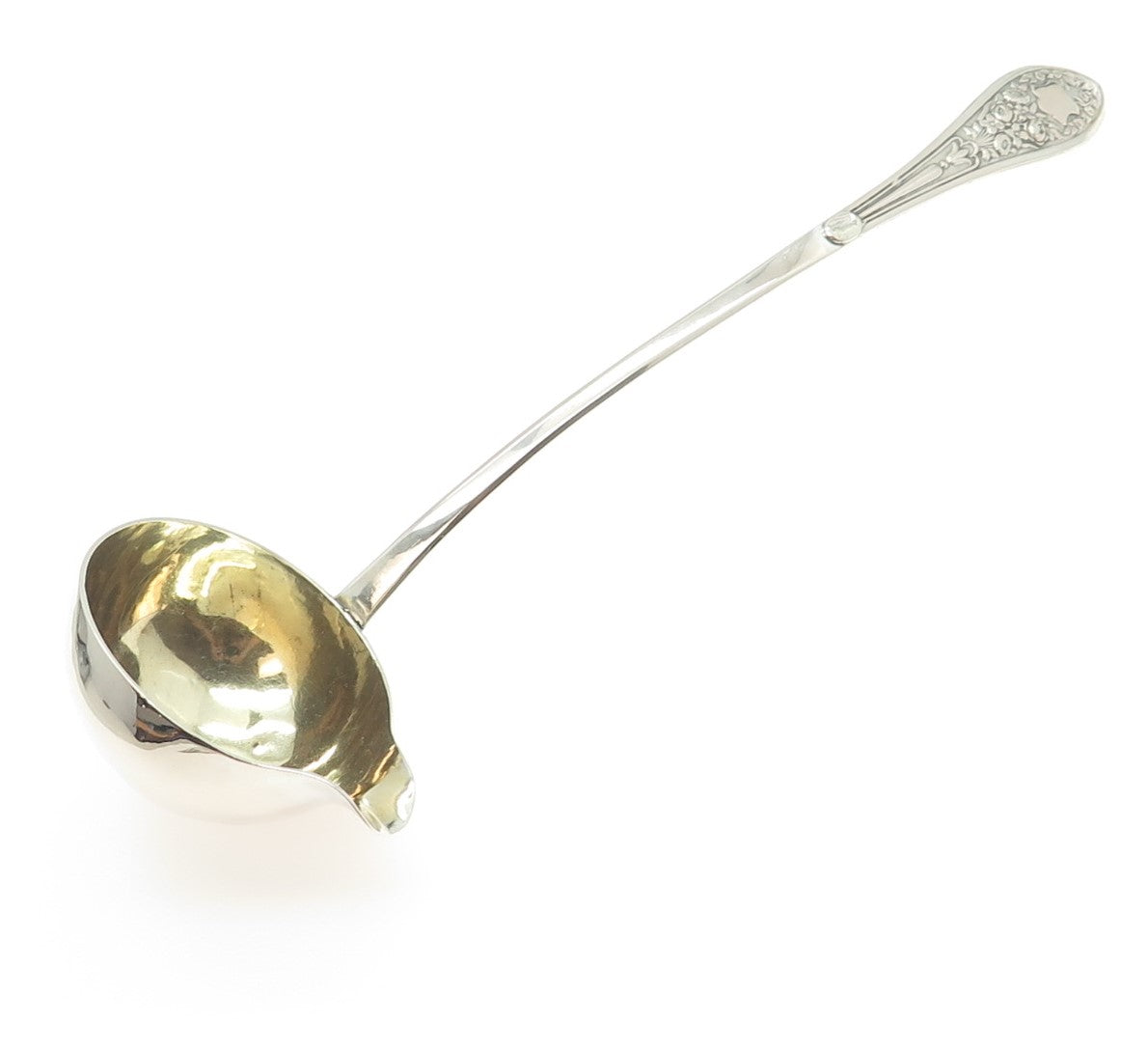 800 Silver 2-Tone Antique Victorian Germany Hanau Pseudo Collectable Ladle