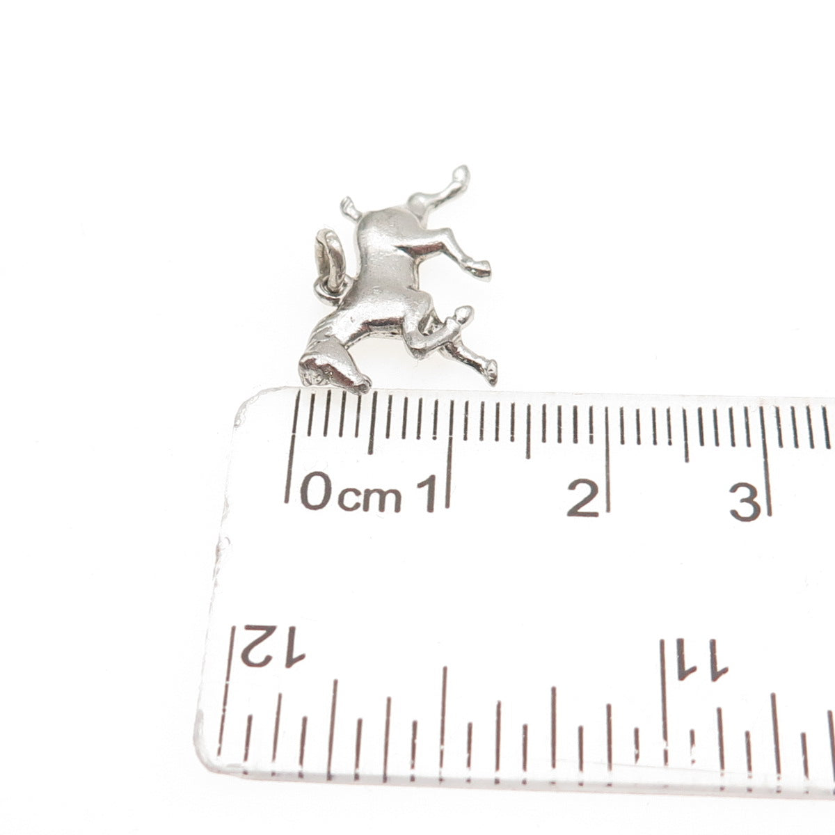 925 Sterling Silver Vintage Horse Mini Charm Pendant