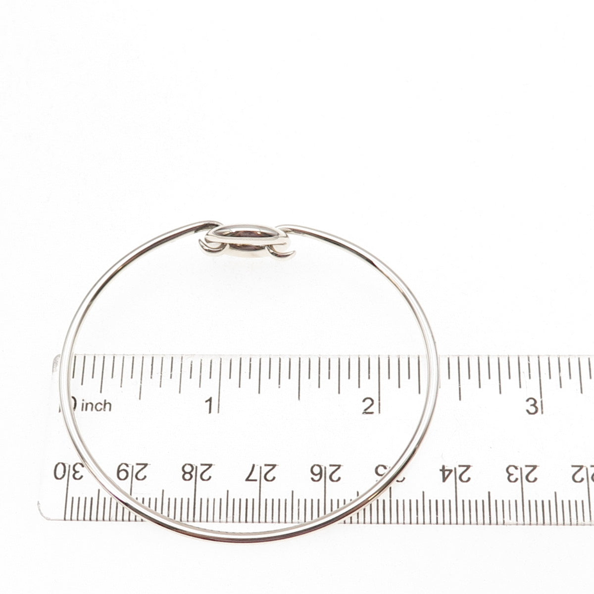 Tiffany & Co. Elsa Peretti 925 Sterling Vintage Sevillana O Bangle Bracelet 6"