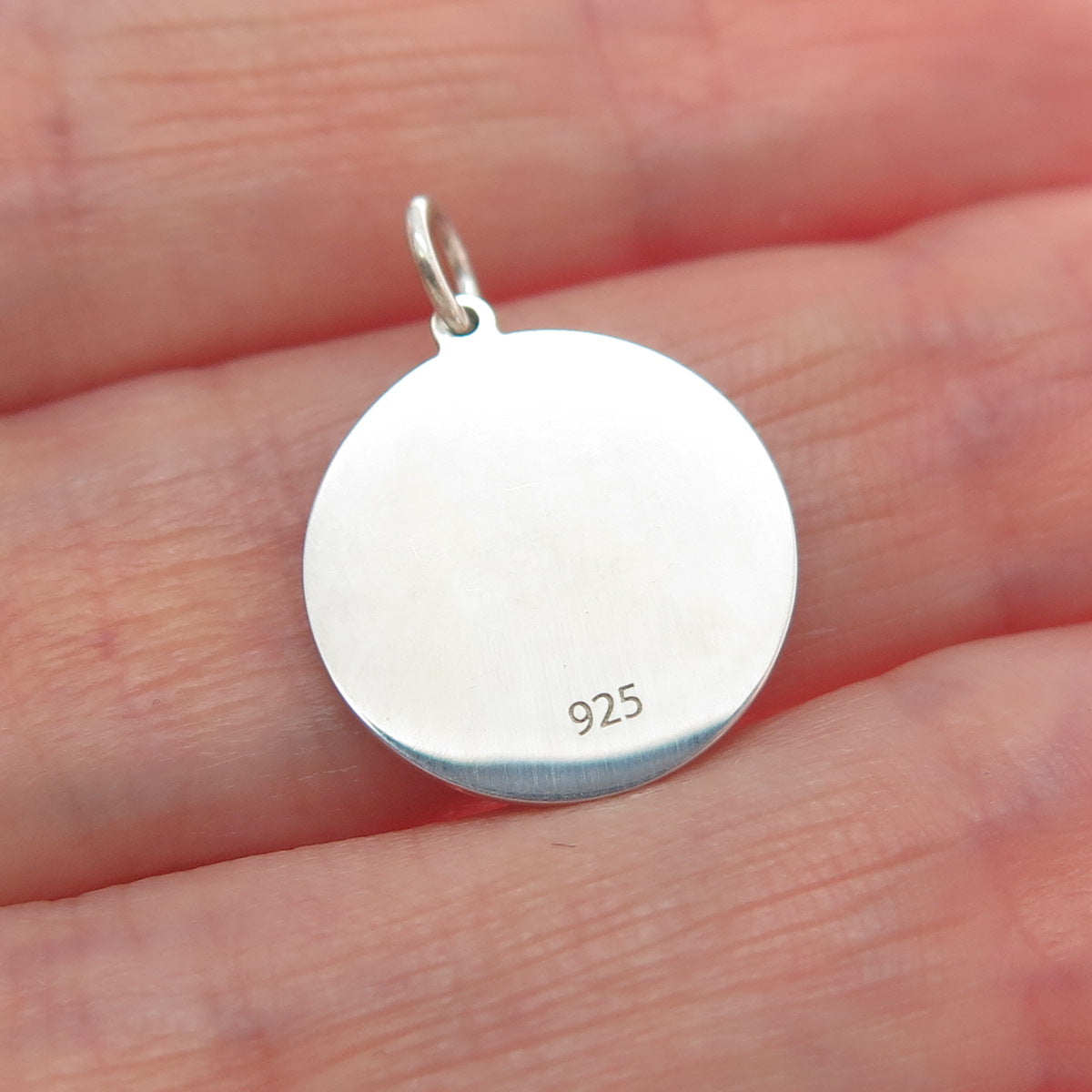 925 Sterling Silver Yellow Enamel Number 2 Lucky Dice Minimalist Charm Pendant