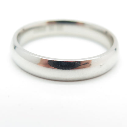 925 Sterling Silver Turkey Classic Band Ring Size 8.25