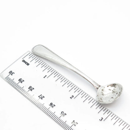 925 Sterling Silver Antique Plummer Salt & Spices Spoon