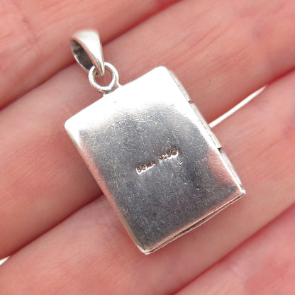 Boma 925 Sterling Silver Vintage Locket Charm Pendant
