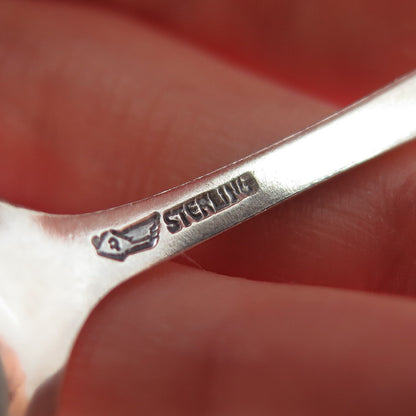 CHARLES M. ROBBINS 925 Sterling Silver Antique Art Deco Idaho Coffee Spoon