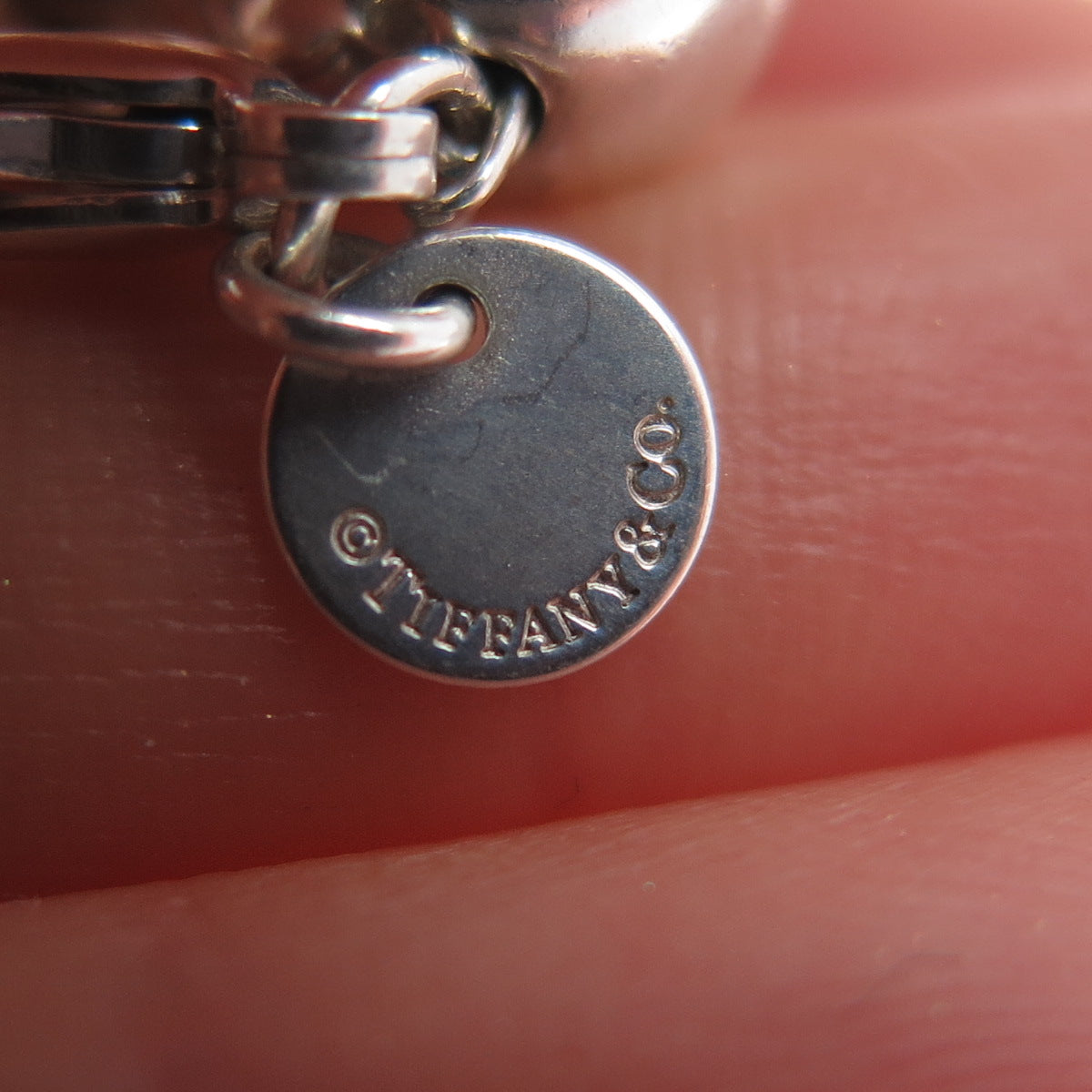 TIFFANY & CO. 925 Sterling Silver Vintage HardWear Ball Beaded Bracelet 7.25"