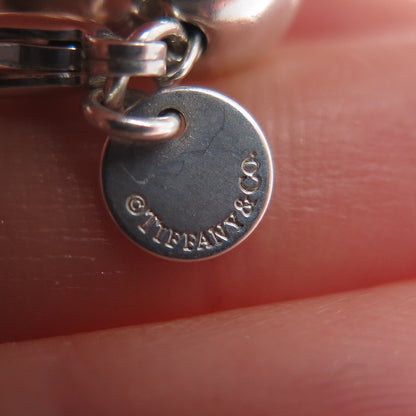 TIFFANY & CO. 925 Sterling Silver Vintage HardWear Ball Beaded Bracelet 7.25"