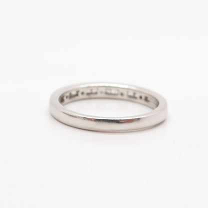 925 Sterling Silver Round-Cut C Z Ring Size 7