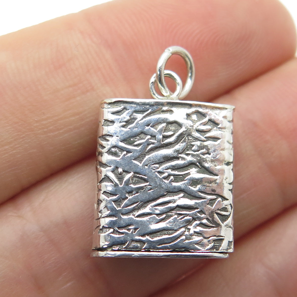 925 Sterling Silver Vintage Arabic Character Pendant