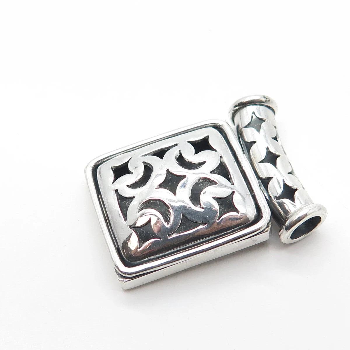 925 Sterling Silver Vintage ATI Celtic Style Slide Pendant