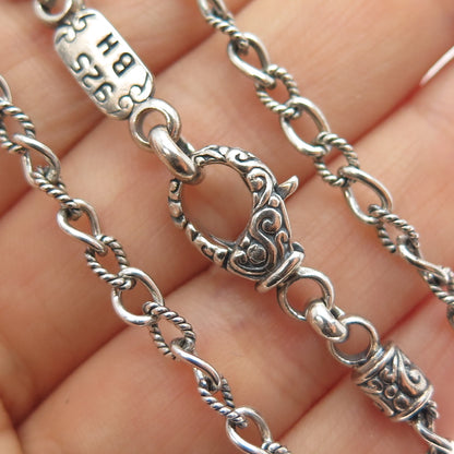 EFFY 925 Sterling Silver Curb Chain Necklace 18"