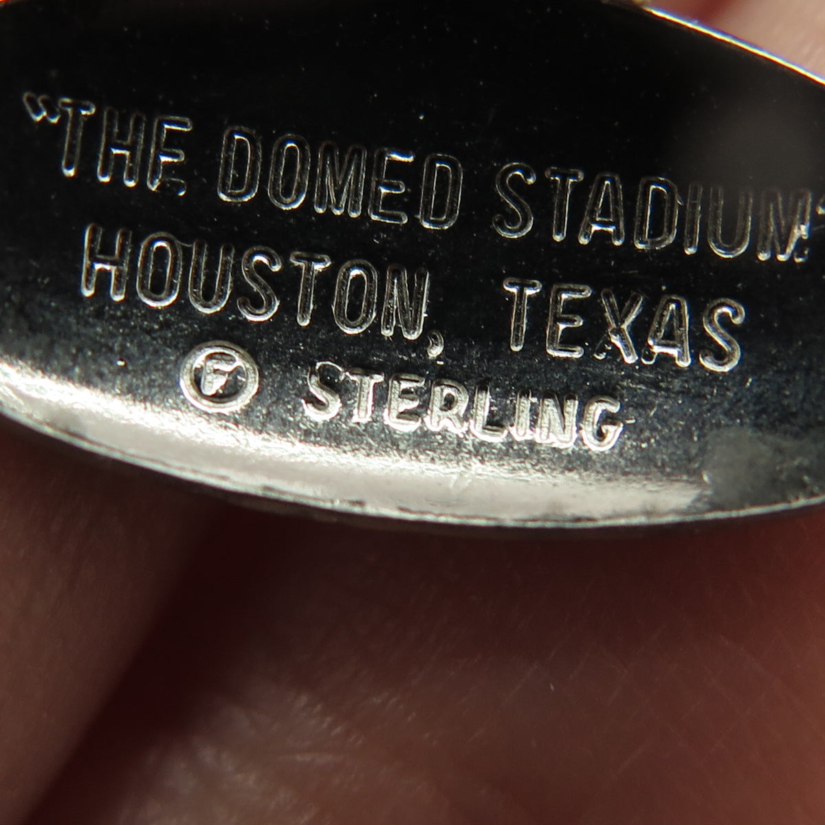 FRENCH & FRANKLIN Sterling Silver Vintage Domed Stadium Houston TX Charm Pendant