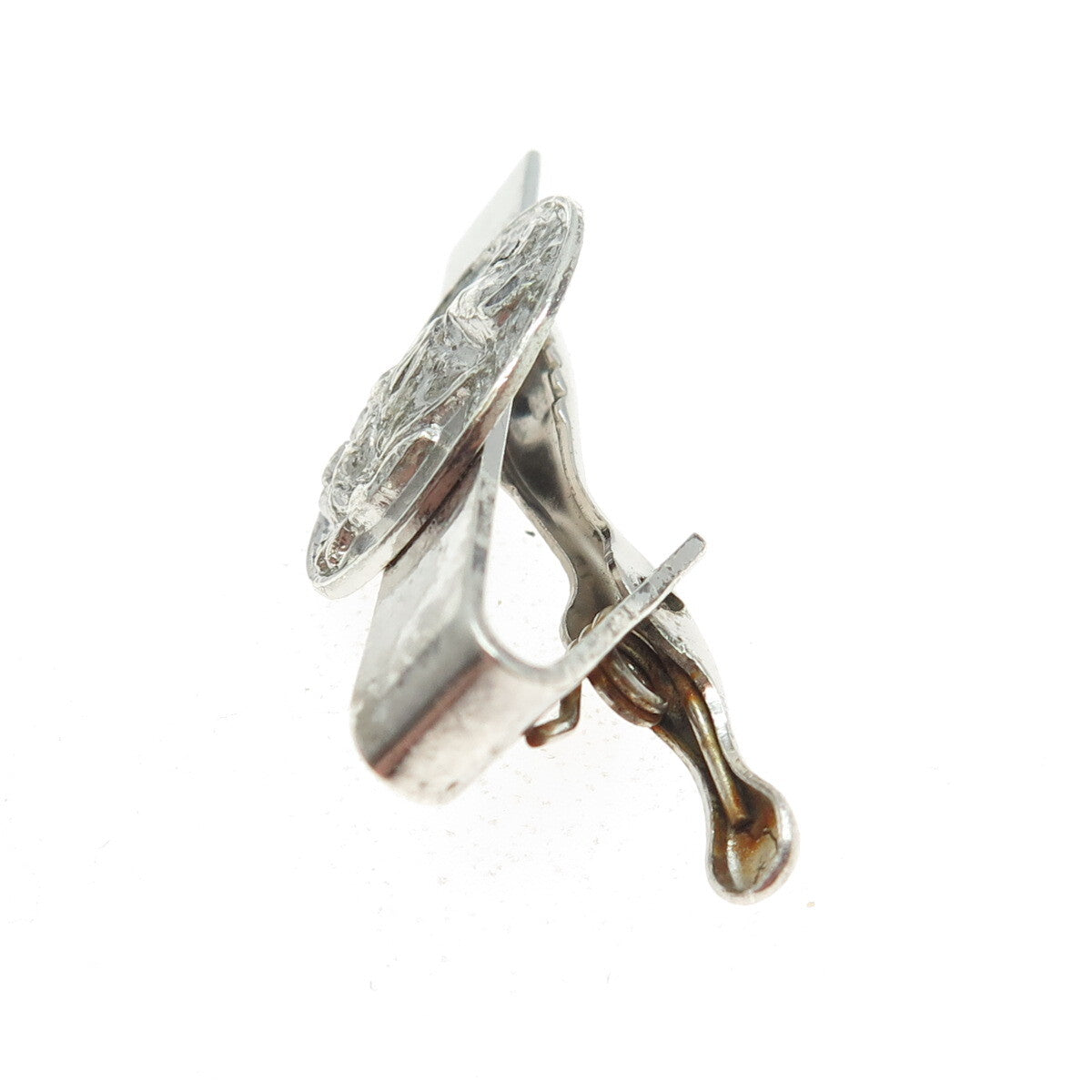 CREED 925 Sterling Silver Vintage 1961 Saint Christopher Religious Tie Clip