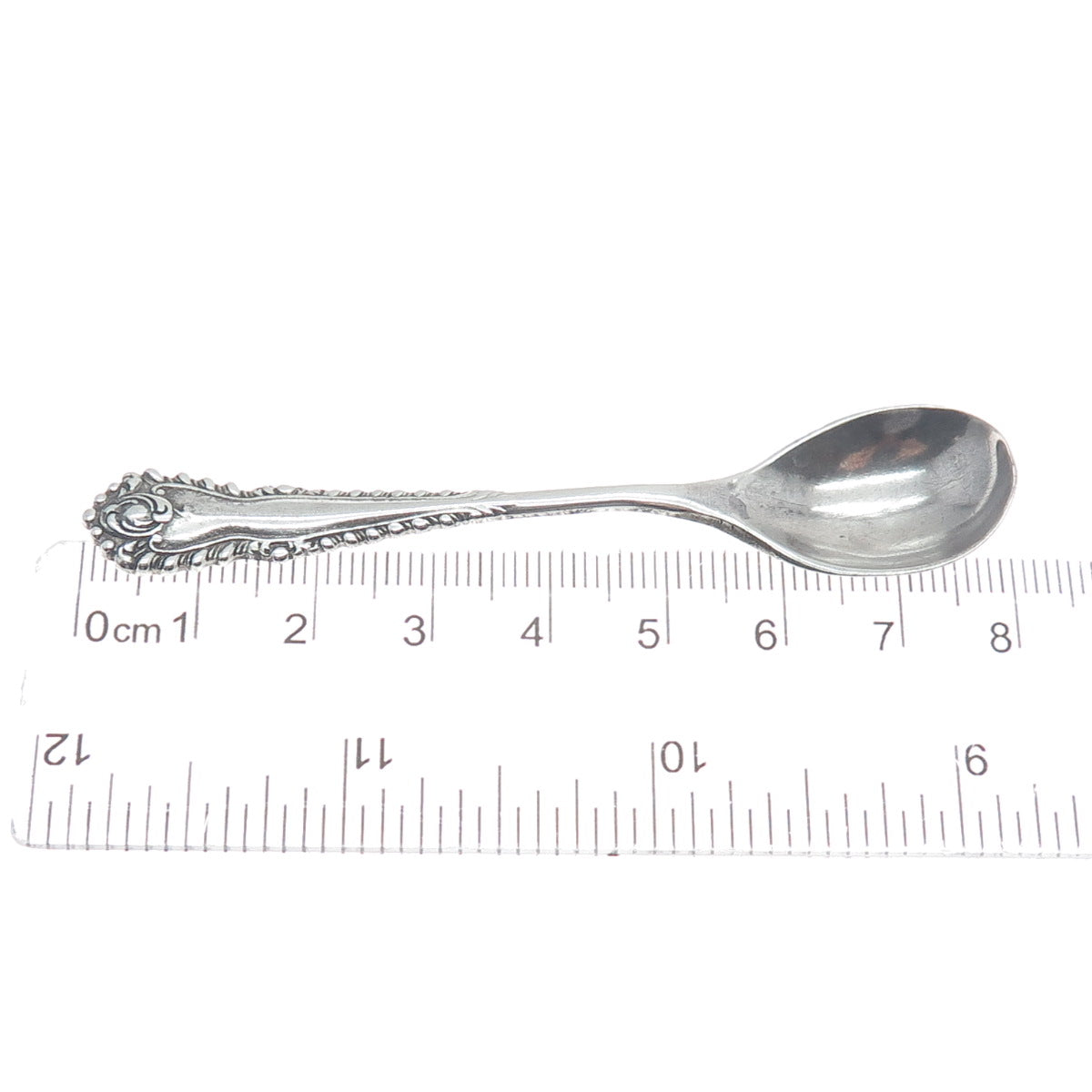 ELKINGTON & CO. 925 Sterling Silver Antique 1907 Birmingham Salt & Spices Spoon