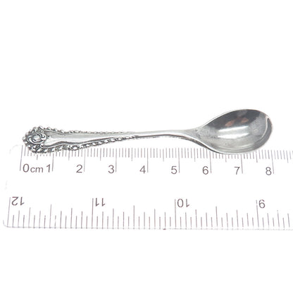 ELKINGTON & CO. 925 Sterling Silver Antique 1907 Birmingham Salt & Spices Spoon