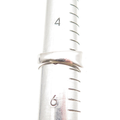 925 Sterling Silver 2-Tone Round-Cut Pink & White C Z Ring Size 5.25