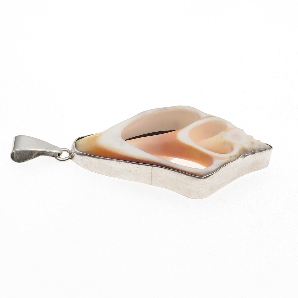 950 Silver Vintage Seashell Large Pendant