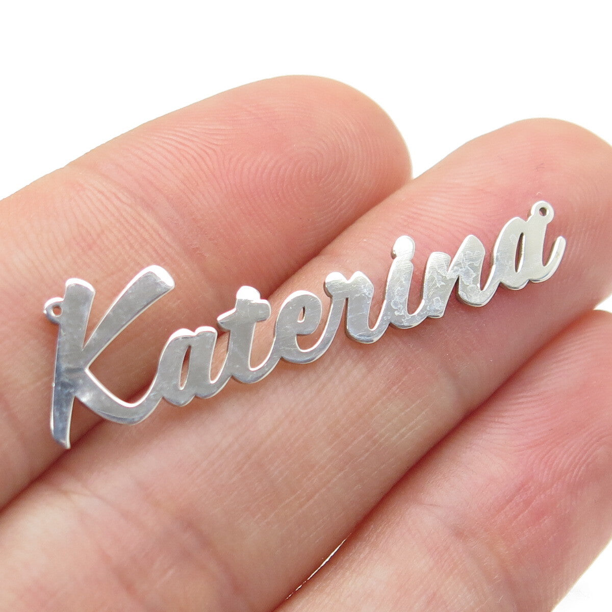 925 Sterling Silver "Katerina" Personalized Centerpiece Pendant