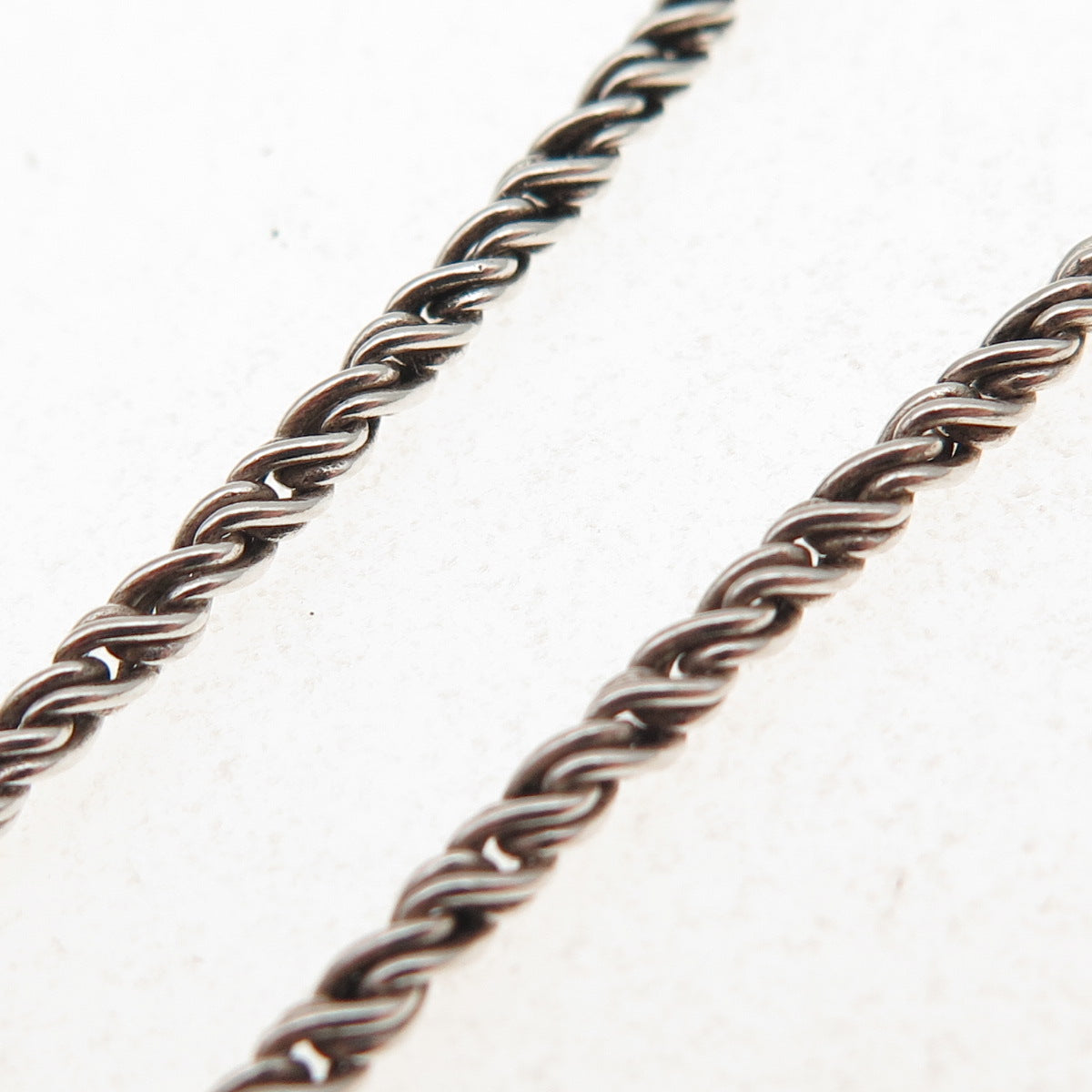 Effy 925 Sterling Silver Twisted Rope Chain Necklace 18"