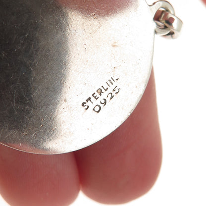 925 Sterling Silver Vintage Sagittarius Zodiac Sign Oxidized Charm Pendant