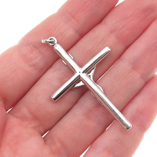 925 Sterling Silver Crucifix Cross Charm Pendant