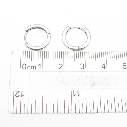 925 Sterling Silver Hoop Earrings