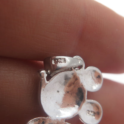925 Sterling Silver Vintage Minnie Mouse Charm Pendant