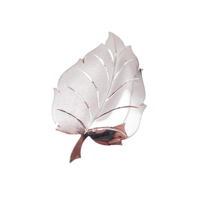 Ward Brothers 925 Sterling Silver Vintage 1970 Birmingham Floral Leaf Pin Brooch