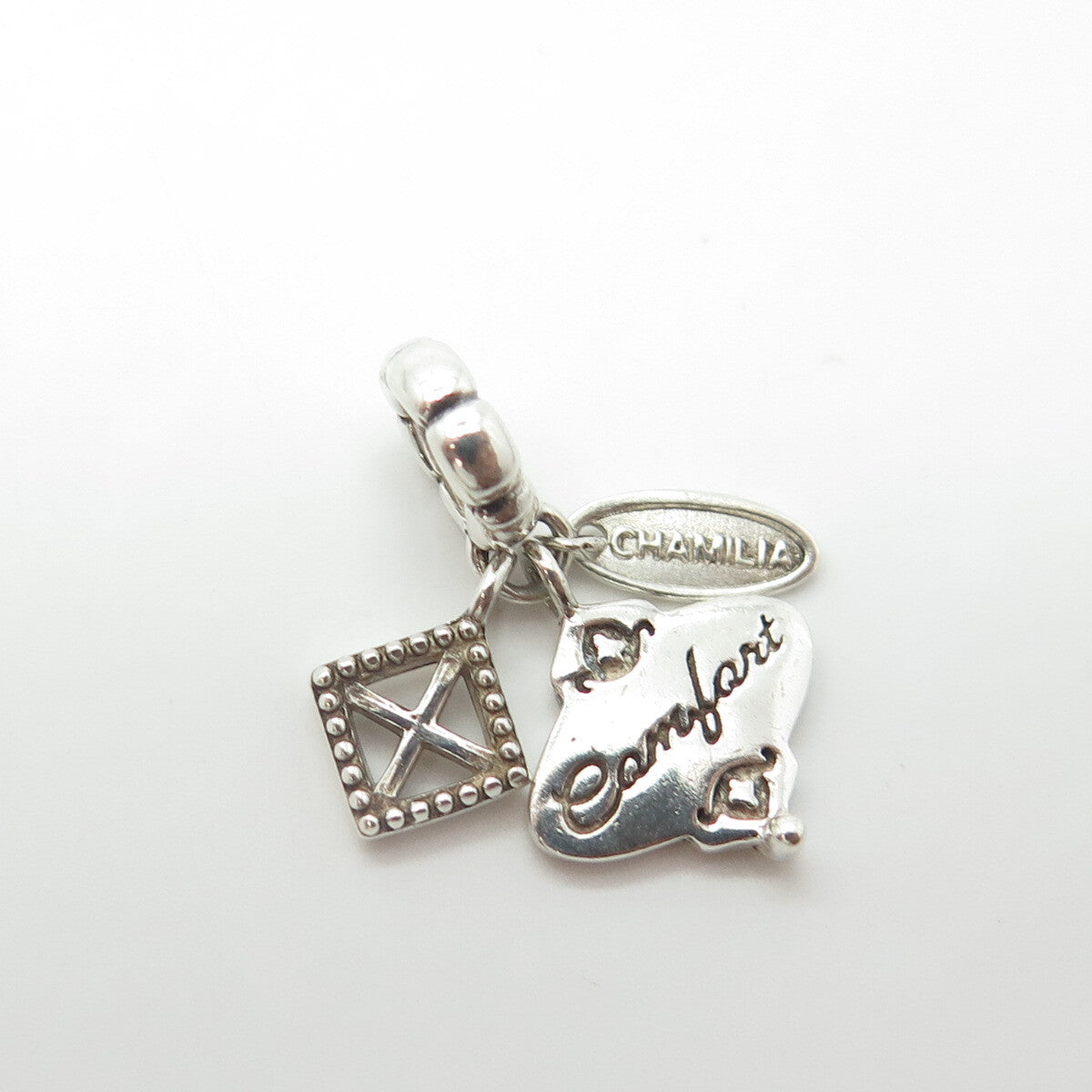 925 Sterling Silver Chamilia "Comfort" 3-Piece Charm