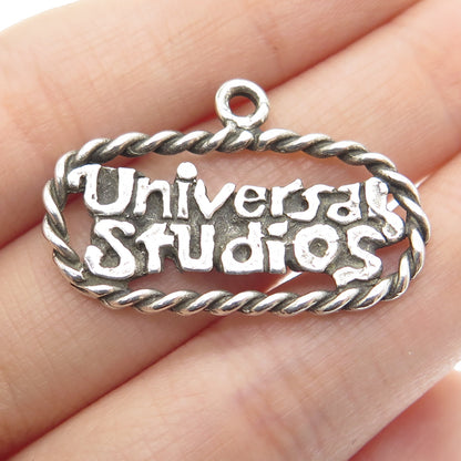 MAISELS INDIAN TRADING 925 Sterling Silver Vintage Universal Studious Pendant