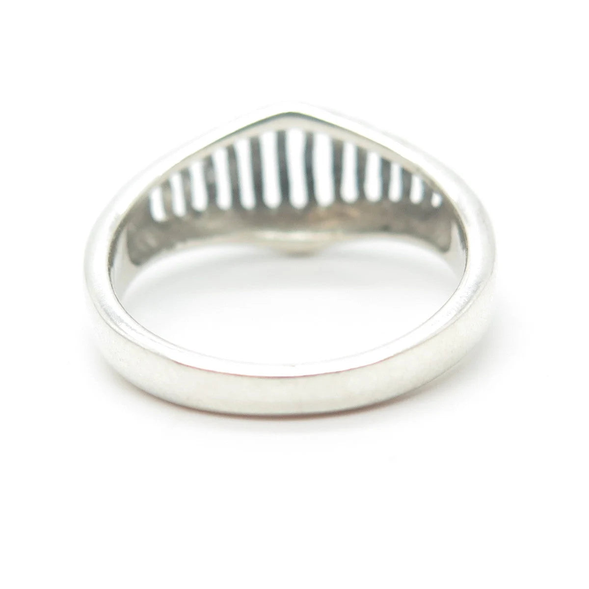925 Sterling Silver Vintage Fence Ring Size 6
