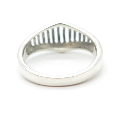 925 Sterling Silver Vintage Fence Ring Size 6